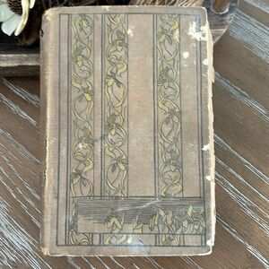 Vintage 1800 Vanity Fair book with 1800 newspaper clipping inside book